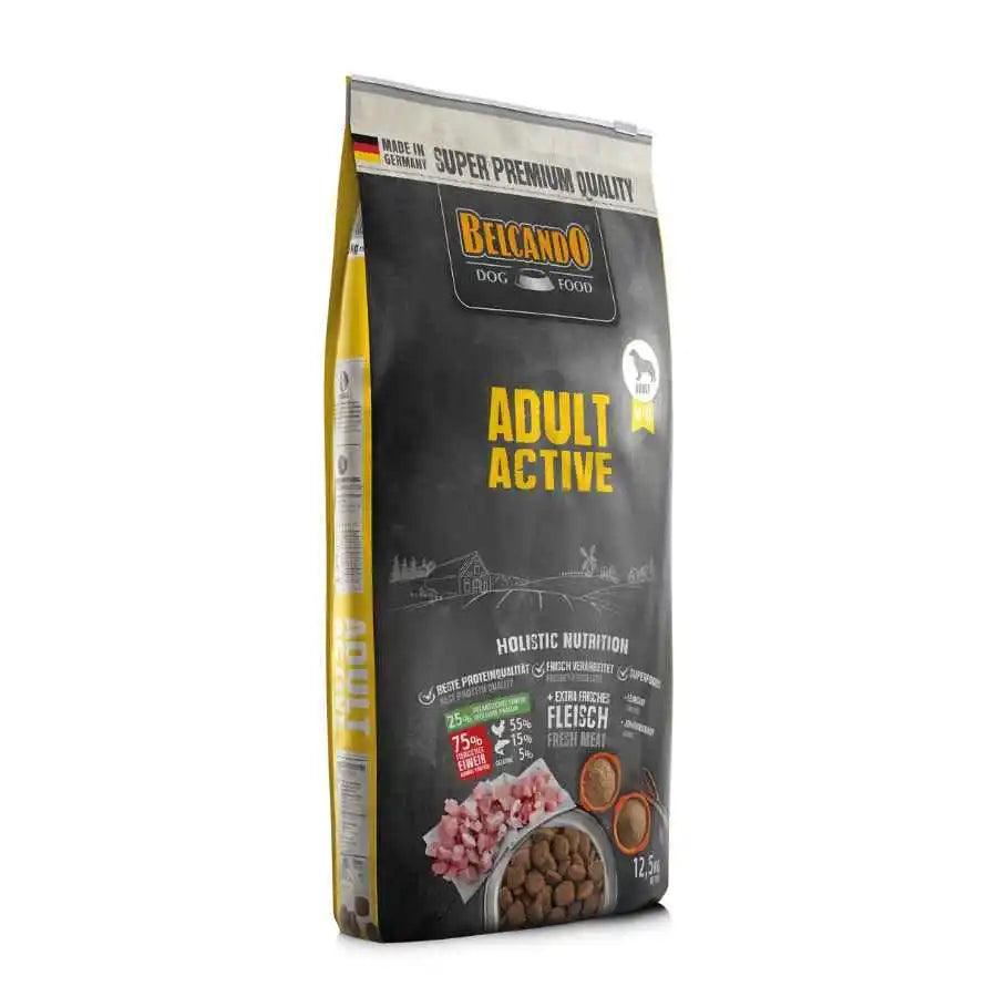 Alimenta a tu compañero energético con BELCANDO Adult Active 12.5kg 🐕💨, diseñado para perros con alta actividad. Con ingredientes de calidad y un equilibrio perfecto de nutrientes para mantener a tu perro en su mejor forma