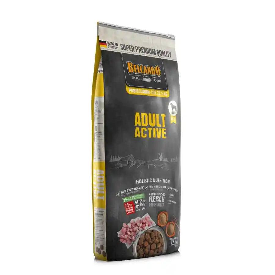 Alimenta a tu compañero energético con BELCANDO Adult Active 22.5kg 🐕💨, diseñado para perros con alta actividad. Con ingredientes de calidad y un equilibrio perfecto de nutrientes para mantener a tu perro en su mejor forma