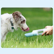 Botella De Agua Portátil para Perros, 2 en 1, ideal para paseos y viajes. Diseño a prueba de fugas, fácil de usar con una sola mano. 🐶💧