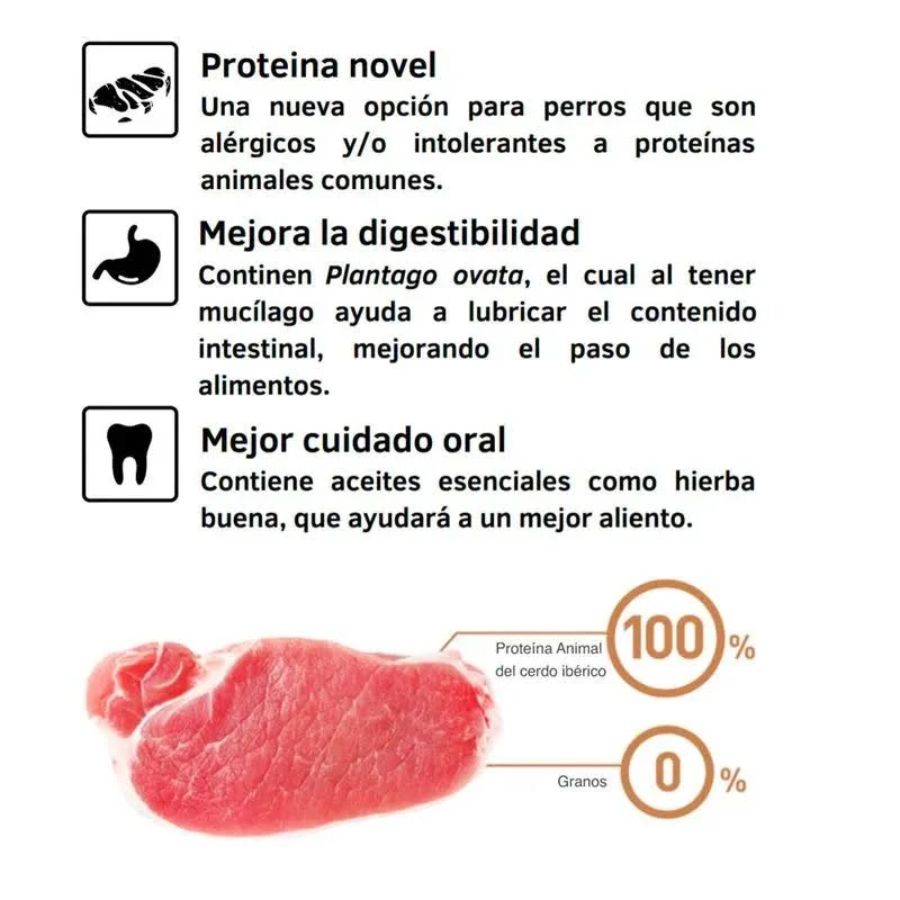 Bravery Light Adulto Cerdo Ibérico, alimento libre de granos, monoproteico, ideal para perros medianos y grandes. Rico en proteínas y antioxidantes 🐶.