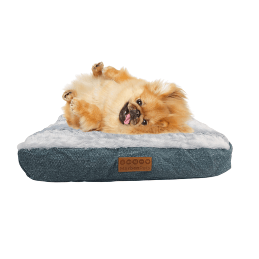 Cama Rectangular de Felpa para Perros: Extra suave y cómoda, ideal para un sueño tranquilo. 🐕 Lavable y adaptable a todo entorno. Disponible en S, M, L