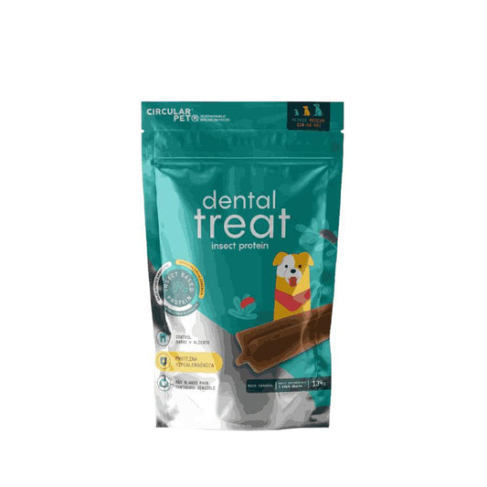 Circular Pet - Snack Dental Tamaño L 🦷, ideal para perros con dientes delicados y alergias alimentarias, promueve una óptima salud bucal.