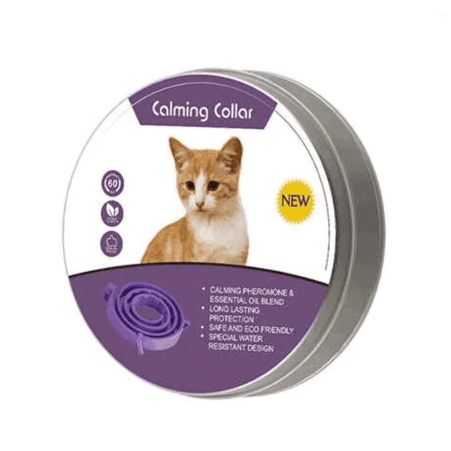 Collar Calmante Marben Pets para Gatos: Reduce estrés con feromonas y aceites esenciales. 🐱 Ajustable, seguro y resistente al agua. Efecto calmante hasta 2 meses.