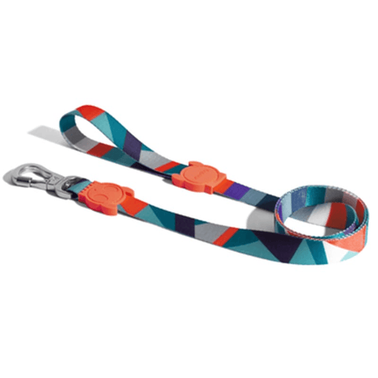 Correa ZeeDog Ella Leash: Robusta y segura para paseos diarios. 🐾 Con THE SUPER HOOK giratorio y material de poliéster teteron duradero. Diseño elegante y cómodo.