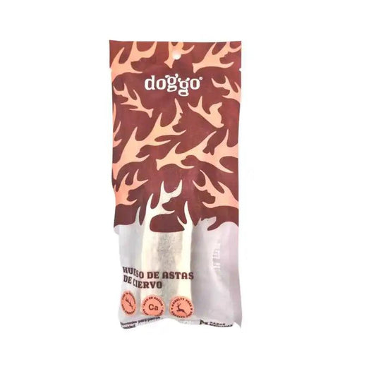 Huesos de Ciervo Rojo 100% Naturales. Calma ansiedad y limpia dientes. ¡Mordedores Doggo cruelty-free! Encuentra el tamaño ideal para tu perro. ¡Cuida su bienestar!