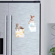 Imanes Personalizados con Foto de Mascota 🐶😺 | Decora tu Hogar con Amor Peludo - Transforma tu refrigerador en una galería de momentos felices con nuestros imanes personalizados.