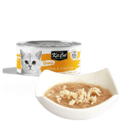 Kit Cat Gravy Series Atún & Pollo: Deliciosa comida húmeda para gatos. 🐱 Enriquecida con nutrientes, promueve la hidratación y la salud.