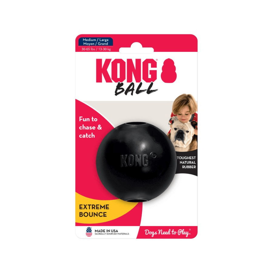 KONG Extreme Ball: ¡Diversión duradera para perros con mandíbulas fuertes! Rebota y premios incluidos. 🐶🎾