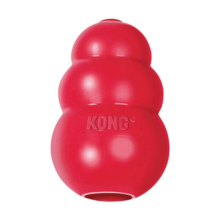 Kong Classic, juguete para perros mordedores que estimula la salud mental y satisface las necesidades instintivas de tu mascota. ¡Haz que tu mascota se divierta y se mantenga mentalmente activa con Kong Classic! 🐶