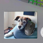 Mousepad Personalizado con Foto de Mascota ❤️: Crea un espacio de trabajo único con un mousepad que muestra la imagen de tu amigo fiel, un accesorio práctico y emocional para tu oficina o estudio. 🐶😺