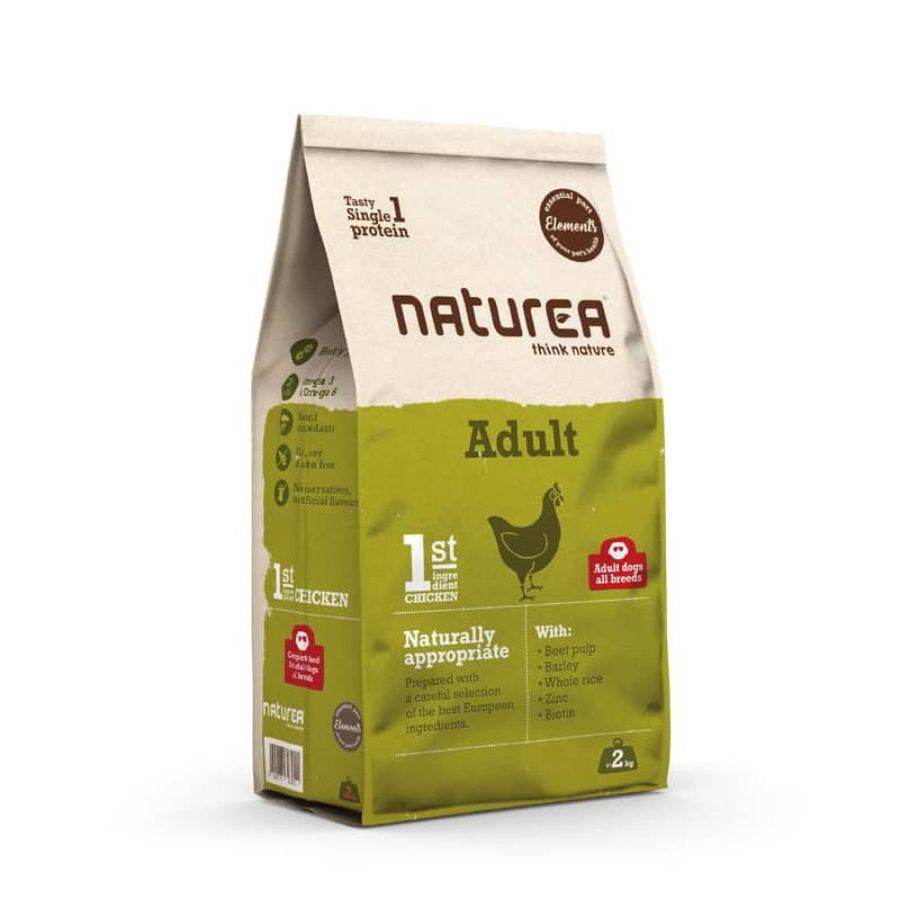 Naturea Adulto Pollo 12kg: Alimento completo y natural para perros adultos. 🐕 Alto en proteínas con pollo, sin maíz ni trigo. Nutrición equilibrada y saludable.