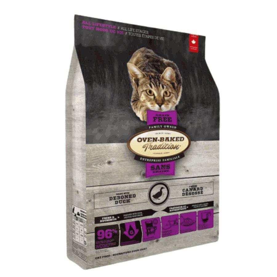 Oven-Baked Grain Free Pato: Alimento premium sin granos para gatos de todas las edades, con pato fresco y croquetas densas. 🦆🐱 Nutrición completa.