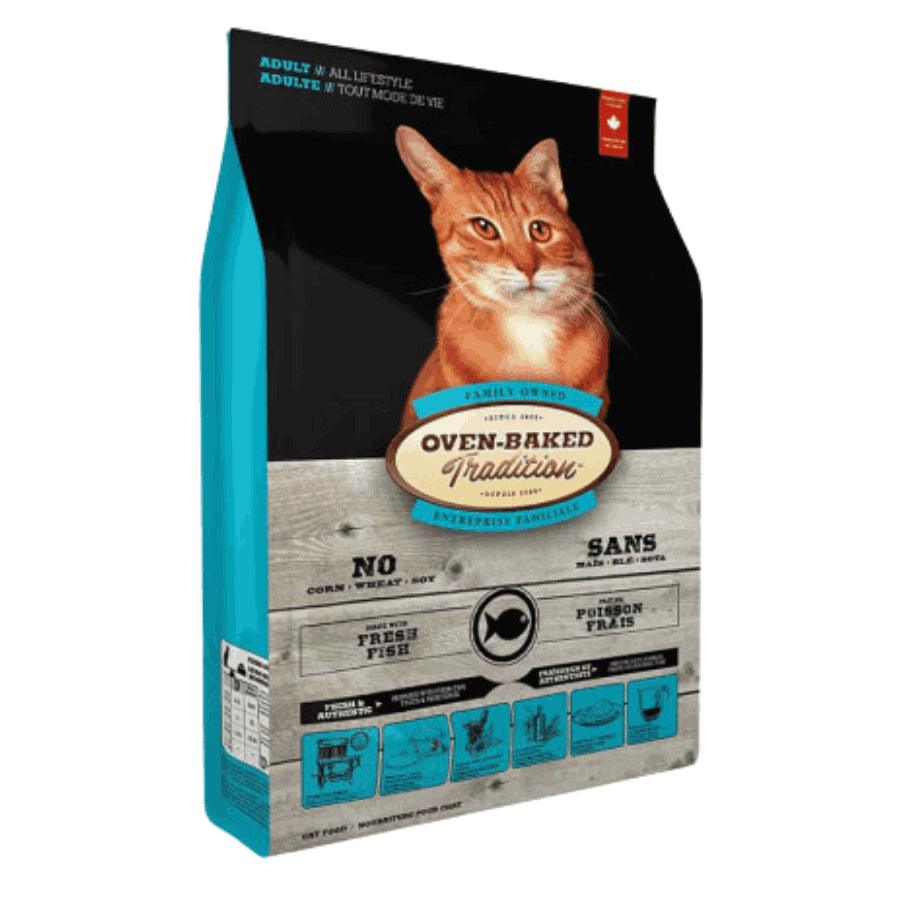 Oven-Baked Tradition Fish para Gatos 4.45kg: Cocinado en horno, rico en pescado, 🐟 ideal para gatos adultos. Natural y sin conservantes. 🌿 3522 kcal/kg.