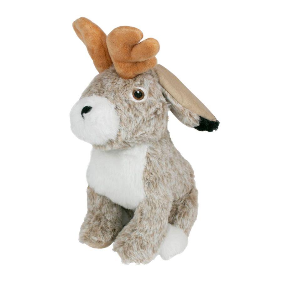 Peluche Jackalope Animado con Sonido 🐰, juguete interactivo de 20 cm con movimiento y sonido, perfecto para juegos dinámicos y diversión sin baterías.