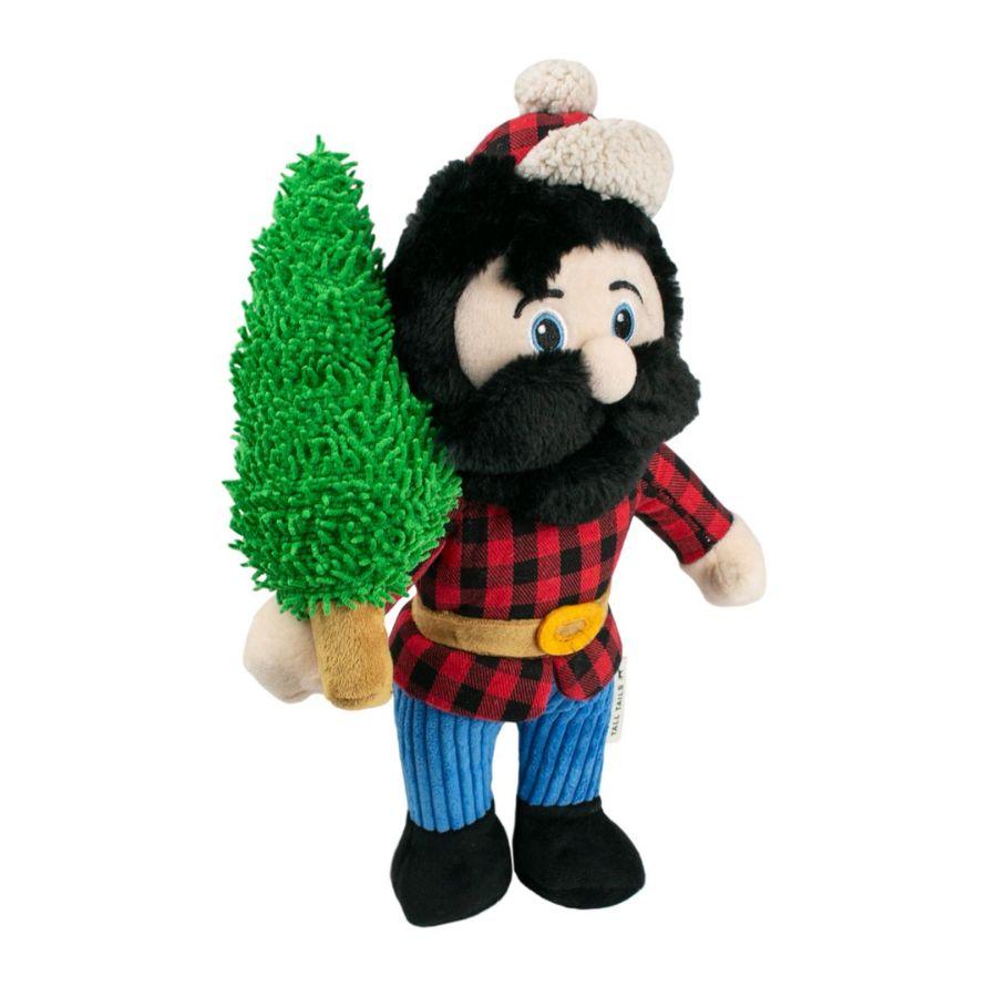 Peluche Leñador Paul Bunyan con Sonido 🐶, doble sonido y estructura duradera, perfecto para mantener a tu perro entretenido y activo.