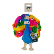 Peluche Pavo Real con Sonido de Tall Tails, suave y duradero, ideal para juegos interactivos y abrazos. Equipado con squeaker y fabricado con malla reforzada. Tamaño: 25 cm.