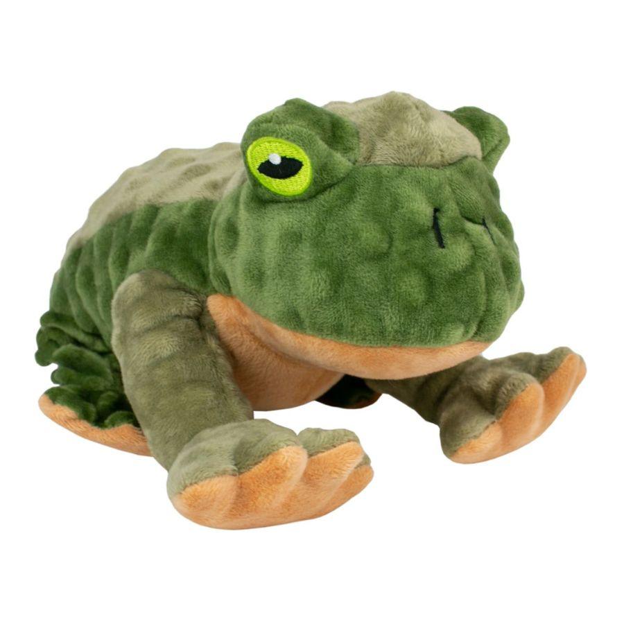  Peluche Sapo Animado con Sonido 🐸, juguete interactivo de 23 cm con sonido y movimiento sin baterías, ideal para mantener a tu perro entretenido.