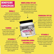 Power Renal Cuidado Renal y Urinario para Mascotas NUP! PETS 120g, con probióticos y vitaminas esenciales 🐶🐱. Protege los riñones y previene cálculos urinarios.