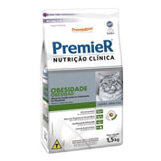 PremieR Nutrición Clínica para Gatos con Obesidad 1.5kg, alimento premium con alto contenido proteico, bajo en grasas y pH urinario controlado. Ideal para gatos con sobrepeso. 🐱✨