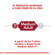 Royal Canin Adulto Medium 15Kg, alimento para perros adultos de razas medianas. Mantiene el peso ideal, refuerza defensas naturales y mejora la salud de la piel. 🐕