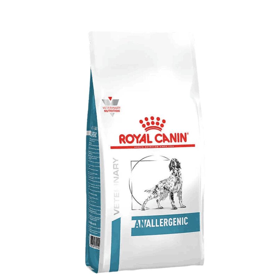 Descubre Royal Canin Anallergenic para perros, la dieta especializada para reducir alergias y promover una piel sana. 🐶🍲 Con oligopéptidos y un complejo antioxidante, es la nutrición ideal para perros con sensibilidades alimentarias.