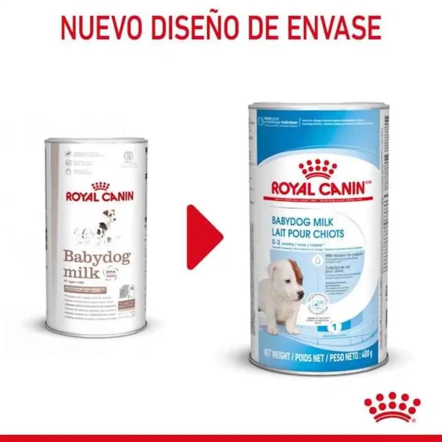 Royal Canin Babydog Milk - Leche para Cachorros 400G: ideal para cachorros de 0-2 meses, fácil de disolver, rica en DHA, favorece la digestión y el sistema inmunitario. 🐶🥛