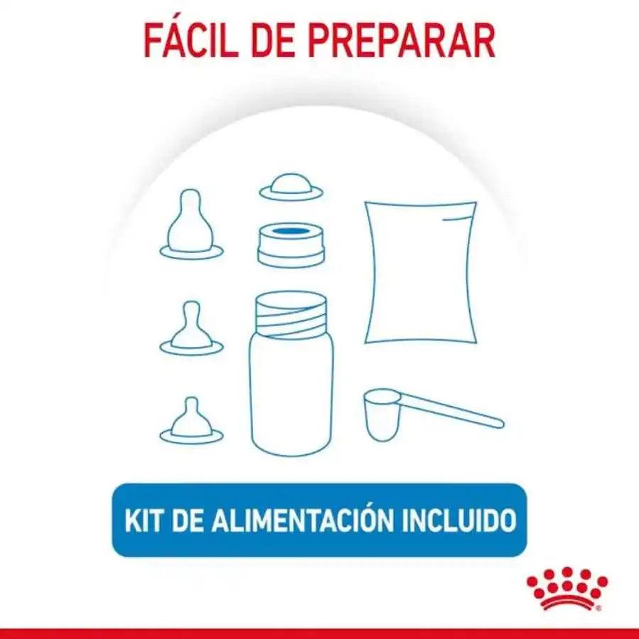 Royal Canin Babydog Milk - Leche para Cachorros 400G: ideal para cachorros de 0-2 meses, fácil de disolver, rica en DHA, favorece la digestión y el sistema inmunitario. 🐶🥛