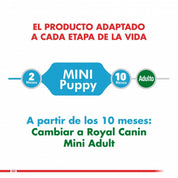 Royal Canin Mini Puppy 3Kg: Alimento para cachorros de razas pequeñas hasta 10 meses. Apoya el desarrollo muscular y óseo, alta palatabilidad, digestión óptima, soporte inmunológico y salud dental. 🐶🦴