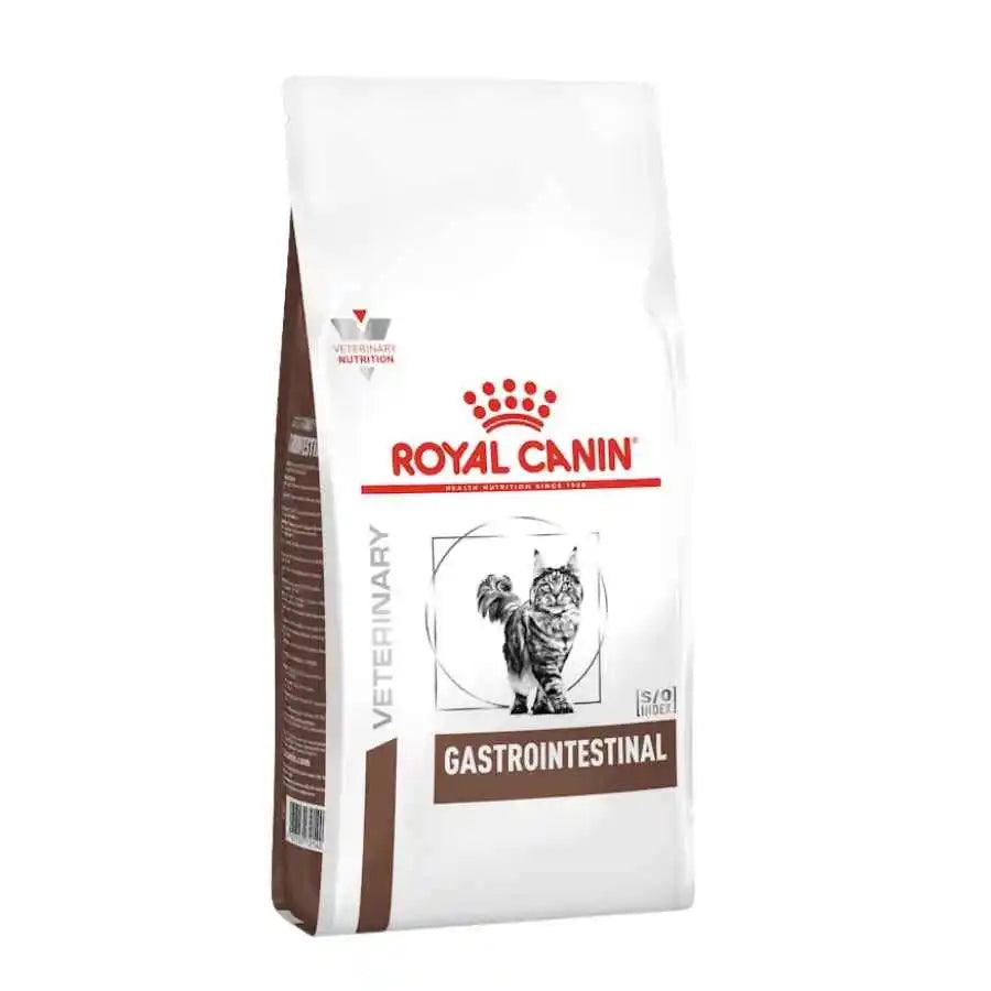 Royal Canin Gastrointestinal Gato 2kg, formulado para la salud digestiva y reducción de problemas de absorción intestinal. Alta energía y palatabilidad para gatos con sensibilidad gastrointestinal.