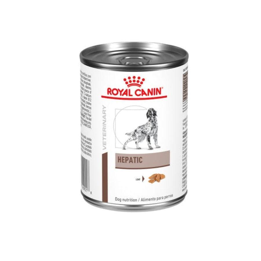 Royal Canin Hepatic Perro Lata 🐶, alimento terapéutico bajo en cobre y alto en energía, ideal para perros con problemas hepáticos.