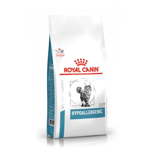 Royal Canin Hypoallergenic Gato 1,5Kg, alimento dietético para gatos con alergias. Promueve la salud cutánea y digestiva. 🐱