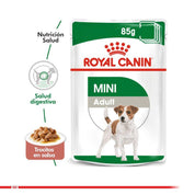 Royal Canin Mini Adult Pouch 85 grs: Alimento húmedo para perros adultos de razas pequeñas. Formulado para mantener el peso ideal y apoyar la salud general. Nutrición equilibrada y sabrosa. 🐶🍲🌟