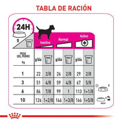 Royal Canin Mini Exigent 1kg, diseñado para perros pequeños con paladares exigentes. Ingredientes de alta calidad y una textura irresistible. Nutrición completa y equilibrada.