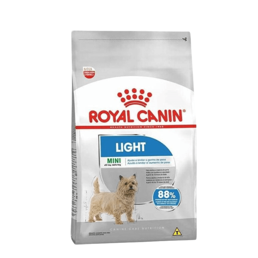 Royal Canin Mini Light 2.5KG: Alimento para perros pequeños propensos al sobrepeso. 12% menos calorías que Small Adult, alto en proteínas y bajo en grasas. Promueve salud dental y sacia el apetito. 🐶🍲🐾