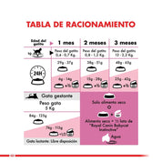 Royal Canin Mother & Babycat: Alimento para gatas en gestación/lactancia y gatitos hasta 4 meses. Facilita el destete, refuerza el sistema inmunitario y promueve la salud digestiva y cerebral. 🐱🍼🐾