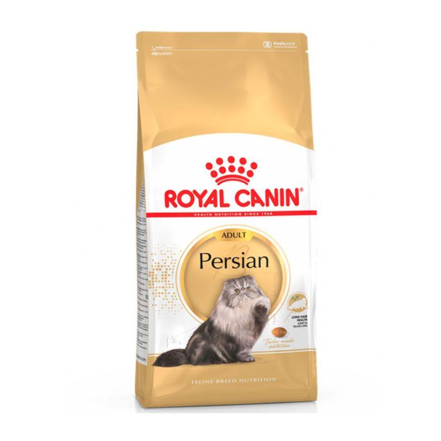 Royal Canin Persa 400G, alimento para gatos Persas mayores de 12 meses. Croqueta especial para prensión y masticación, con nutrientes para la salud del pelo y piel.