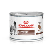 Royal Canin Recovery 🐶🐱, energía y nutrientes concentrados para la recuperación de mascotas. Facilita administración por sonda, reducción inflamación y pelaje saludables.