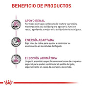 Nutre y protege la salud renal de tu gato con Royal Canin Renal 2Kg 🐱💖. Dieta especializada baja en fósforo y rica en EPA-DHA. Adecuado para el manejo de insuficiencia renal y hepática, y prevención de cálculos de oxalato.