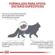 Nutre y protege la salud renal de tu gato con Royal Canin Renal 2Kg 🐱💖. Dieta especializada baja en fósforo y rica en EPA-DHA. Adecuado para el manejo de insuficiencia renal y hepática, y prevención de cálculos de oxalato.