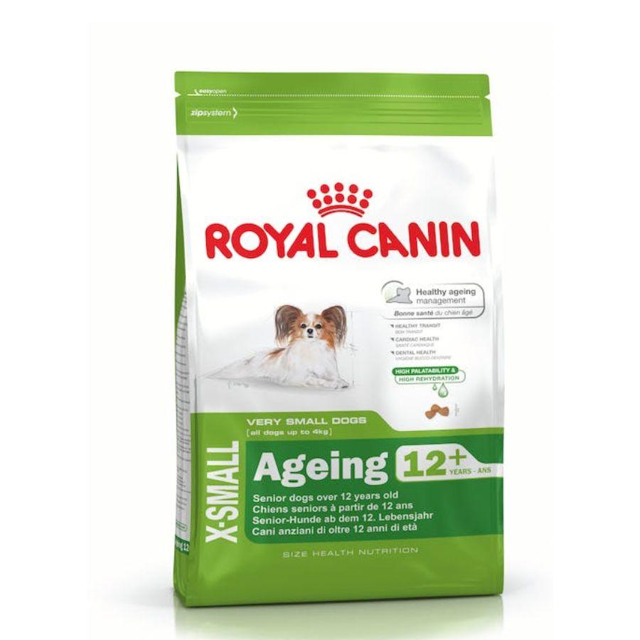 Royal Canin X-Small Adulto 12+ 1KG: Alimento especial para perros de razas muy pequeñas mayores de 12 años. Apoya la vitalidad en la vejez, salud intestinal, cardiaca y dental. 🐶🍲🐾