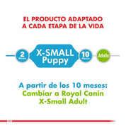 Royal Canin X-Small Puppy 1kg: Alimento especializado para cachorros de razas miniatura hasta 10 meses. Favorece la digestión, alto contenido energético y fortalece el sistema inmunitario. 🐶🐾