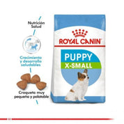 Royal Canin X-Small Puppy 1kg: Alimento especializado para cachorros de razas miniatura hasta 10 meses. Favorece la digestión, alto contenido energético y fortalece el sistema inmunitario. 🐶🐾