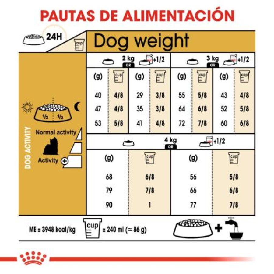 Royal Canin Yorkshire Terrier Adulto 1 Kg: El pienso premium que realza el brillo y la salud del pelo largo, satisface los paladares más exigentes y cuida la salud dental. Perfecto para Yorkshires adultos. 🐕✨