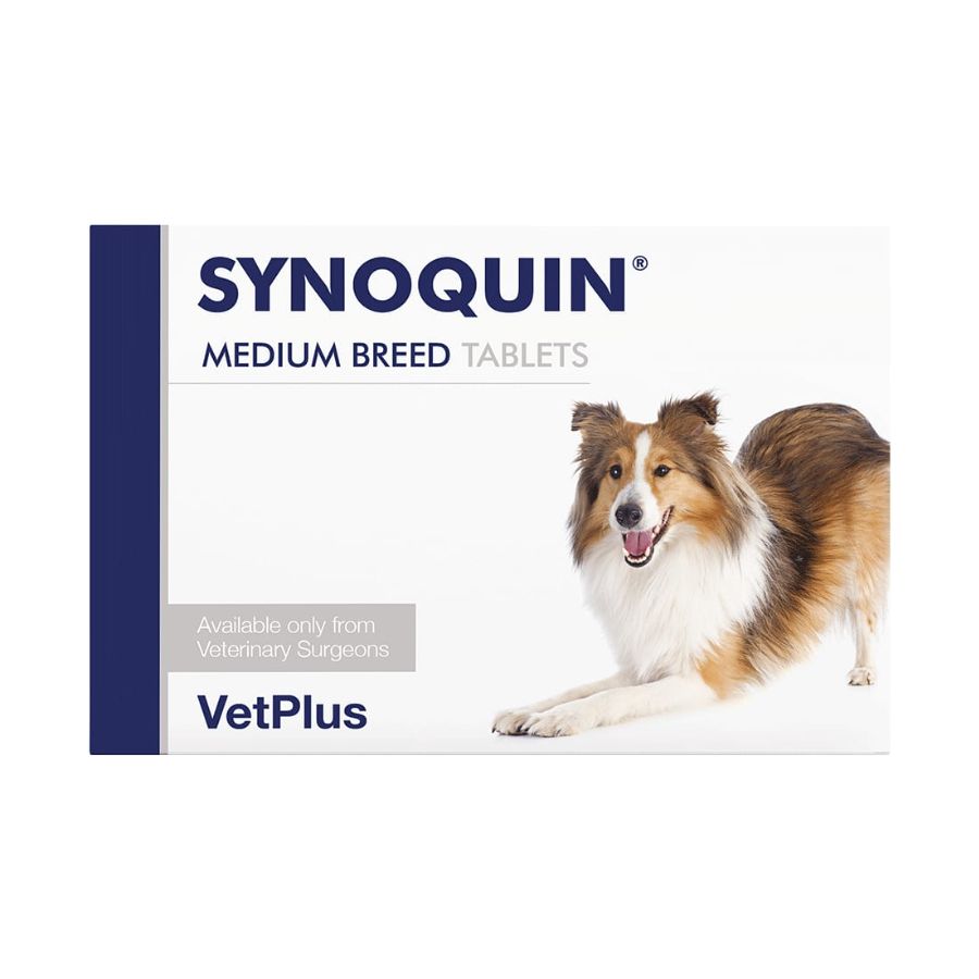 VetPlus Synoquin EFA 🐶, condroprotector con glucosamina, condroitina y aceite de krill, ideal para mantener la movilidad y salud articular de tu perro.