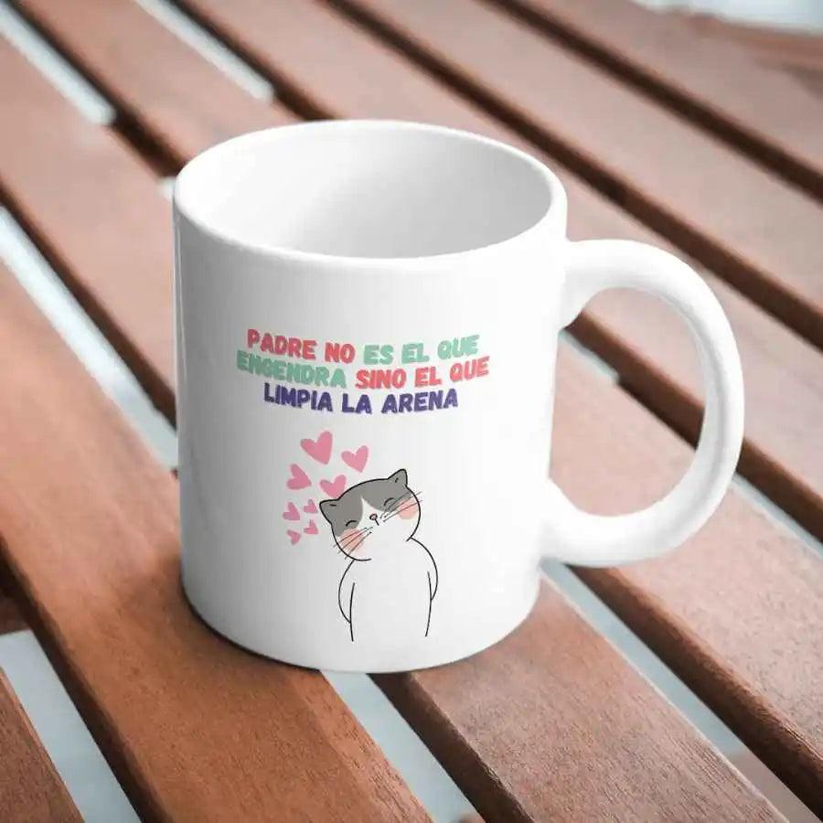 Celebra a los papás gatunos con nuestras tazas exclusivas. Diseños únicos y frases divertidas para comenzar el día con amor. ¡El regalo perfecto para amantes de los gatos!🎁