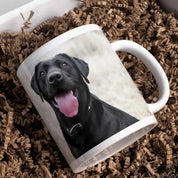 Taza Personalizada con Foto de Mascota ❤️: Inmortaliza a tu peludito en una taza para acompañarte cada mañana. Ideal para regalar 🎁. Envía tu foto favorita, producción en 2 días hábiles. Tamaño 320 ml, diámetro 26 cm, alto 9.5 cm. ¡Un recuerdo especial! 🐶😺