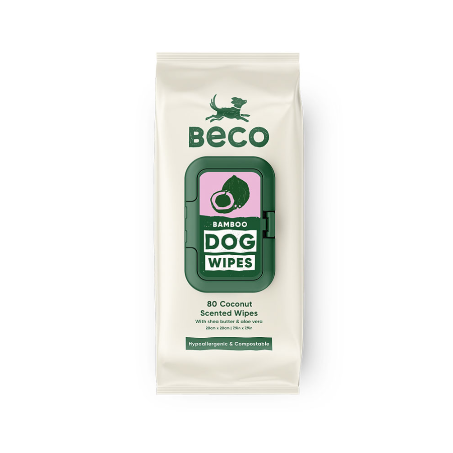 Toallitas Húmedas Beco Olor a Coco 🌿, biodegradables y suaves, ideales para una limpieza fresca y sin irritaciones. Formato económico de 80 unidades.