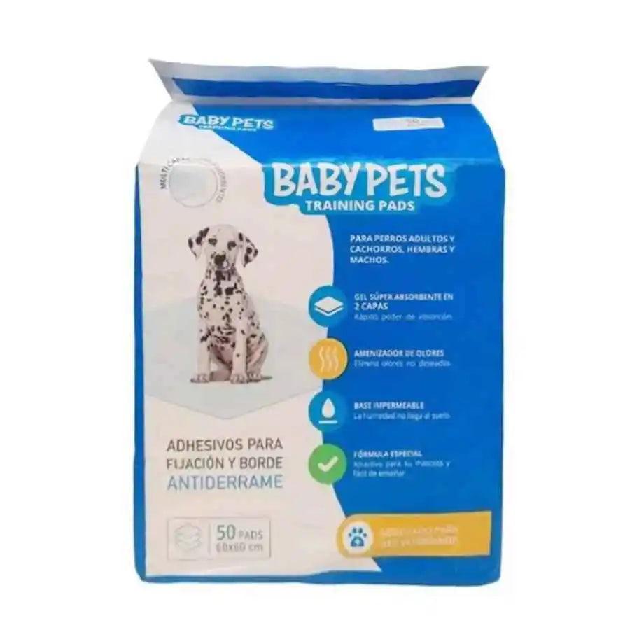 Baby Pets Training Pads: Sabanillas absorbentes de 60x60 cm, antiolor y con adhesivos. Perfectas para entrenar a tu cachorro. 🐾