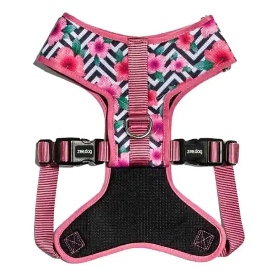 ZeeDog Mahalo Adjustable Air Mesh Harness: Arnés cómodo y seguro para perros. 🐕 Material transpirable, ajuste personalizado y hebilla de 4 puntos.