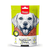 Descubre Wanpy Toothbrush Chews Beef, un snack premium 100% natural para cuidar la higiene buscal de perros de todas las edades. Reduce la acumulación de sarro, promueve un masticar saludable y ayuda en el cuidado oral. ¡Una recompensa saludable para tu perrhijo! 🐾